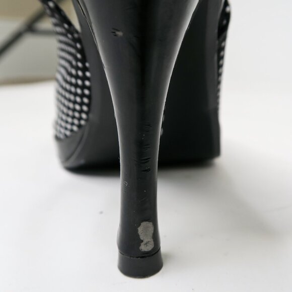 Vintage Y2K Bongo Polka Dot Slingback Pumps - Picture 15 of 15